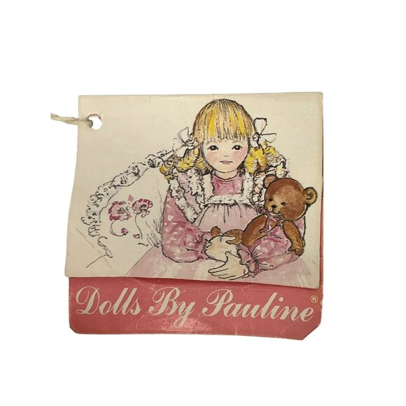 Dolls By Pauline Love U Cloth Rag Doll Red White Striped Outfit Vintage 1985 - Picture 3 of 8